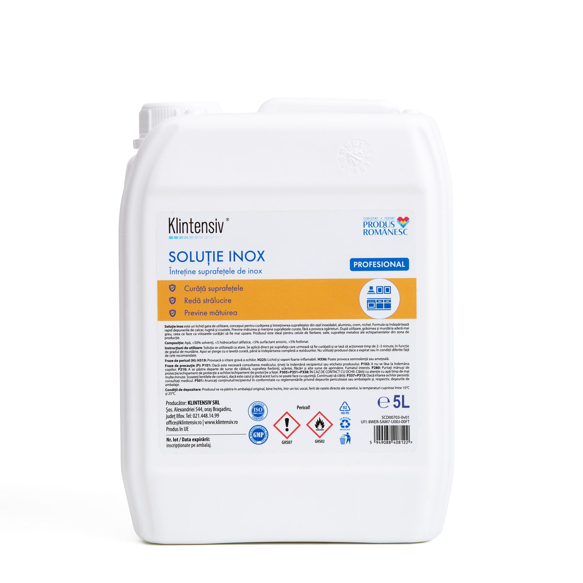 Klintensiv® Solutie Inox Profesionala