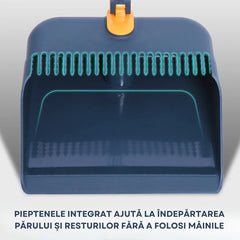 Mătură cu cap rotativ 45° DreamRamp® cu făraș și teu + sistem pliabil