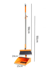 Mătură cu cap rotativ 45° DreamRamp® cu făraș și teu + sistem pliabil