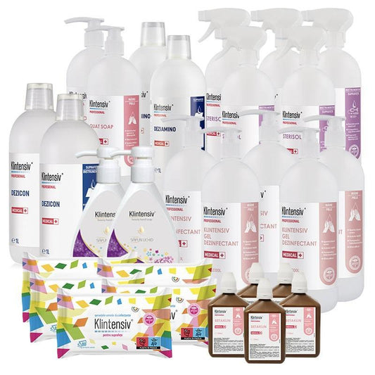 PACHETUL CLINIC SAFE - Dezinfecție și curățenie pentru clinicile medicale