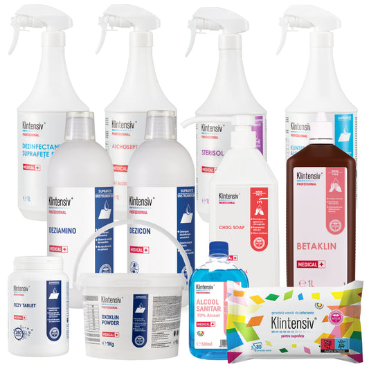 PACHETUL PRO CLEAN - curățare și dezinfectare pentru clinicile medicale