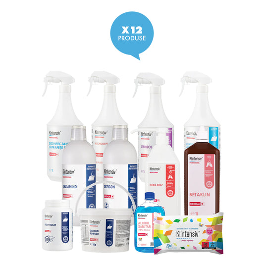 PACHETUL PRO CLEAN - curățare și dezinfectare pentru clinicile medicale