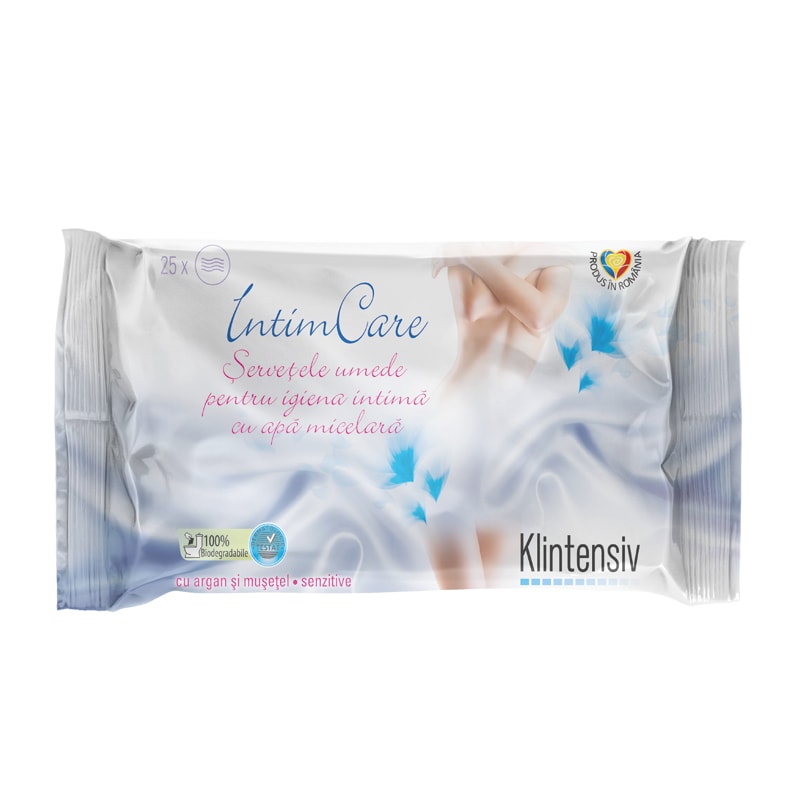 Klintensiv® IntimCare Șervețele umede pentru igiena intimă
