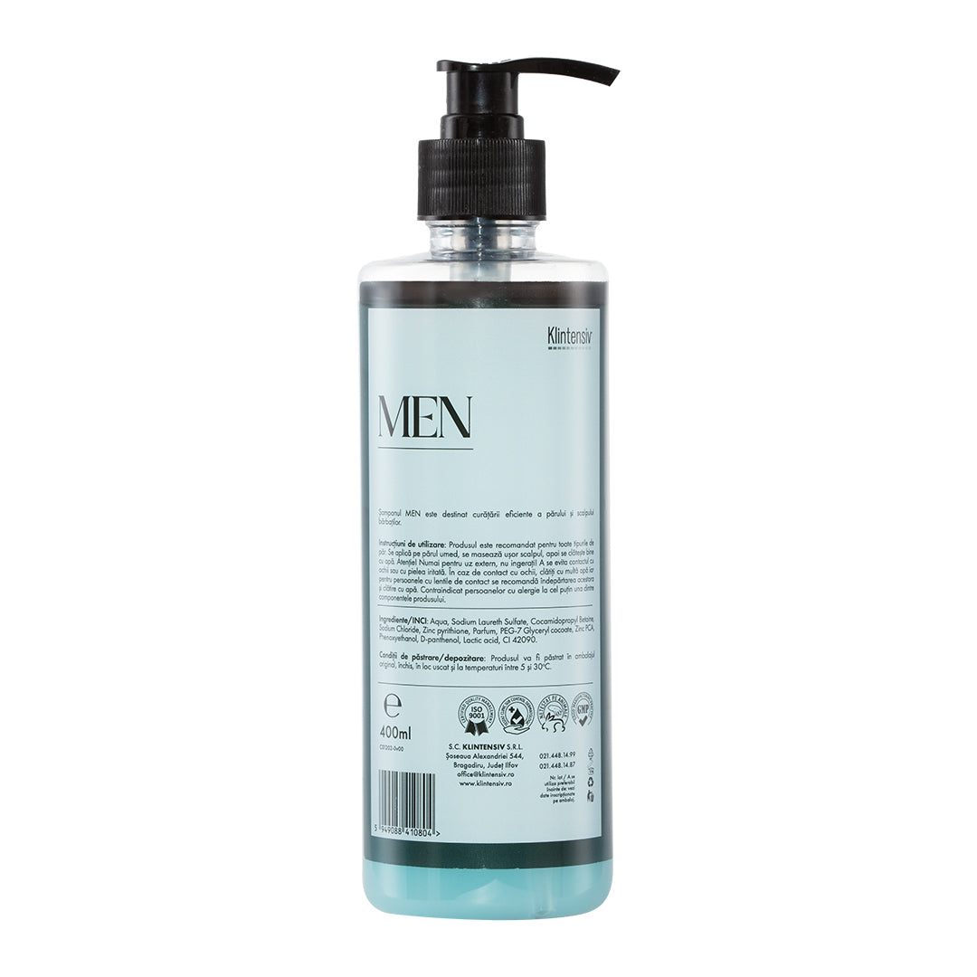 Șampon pentru bărbați cu Zinc PCA & Pantenol 400 ml