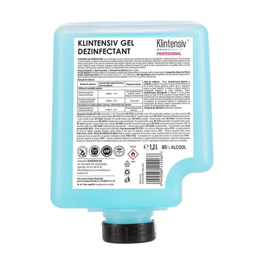 Klintensiv® gel dezinfectant maini, cartuș 1,2 litri