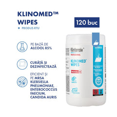 Klinomed® Wipes Șervețele impregnate pentru dezinfectare profesională