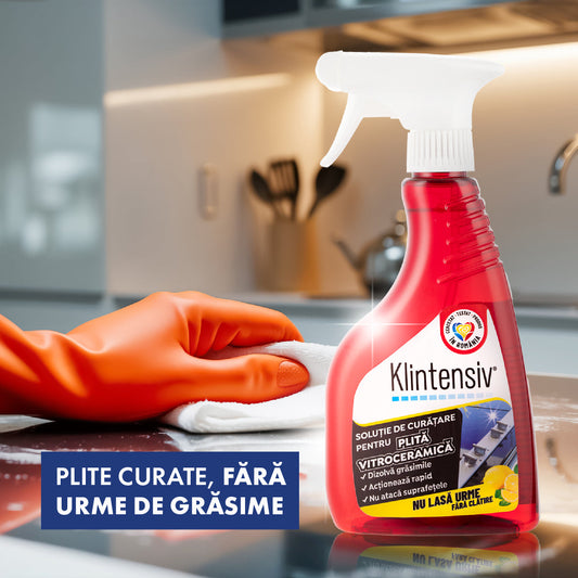Soluție Curățare Plită Vitroceramică Klintensiv®