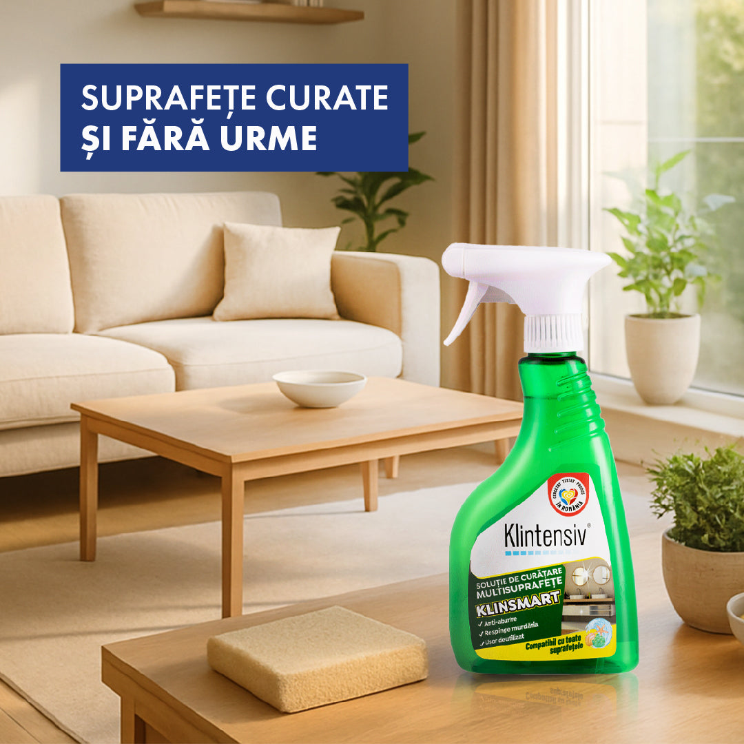 KlinSmart Soluție de curățare cu efect remanent