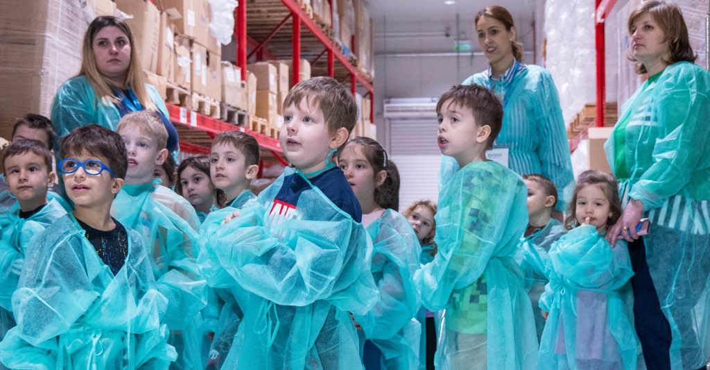 Vizita copii la fabrica Klintensiv