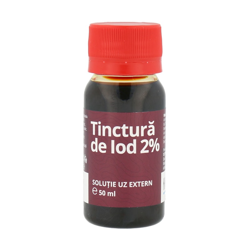 Tinctura de iod 2%, 50 ml
