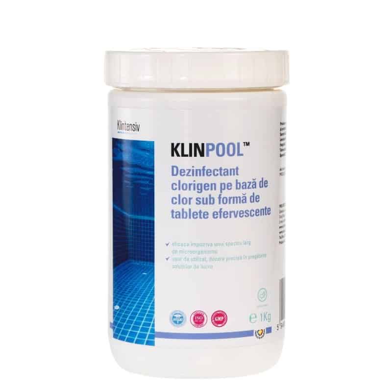 KLINPOOL® - Dezinfectant clorigen (pe baza de clor) sub forma de tablete efervescente, 1 kg