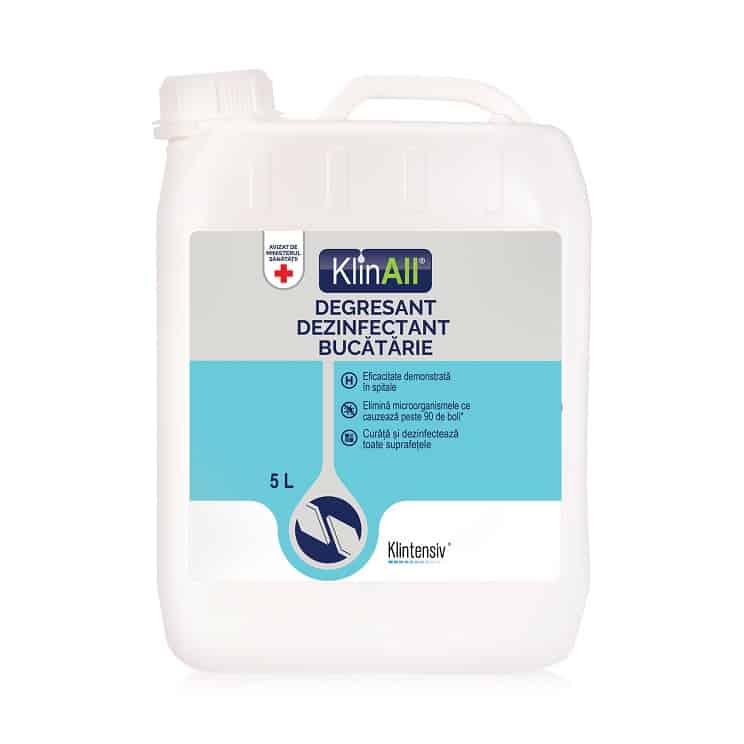 Klintensiv - Klinall®– degresant dezinfectant bucatarie, 5 litri