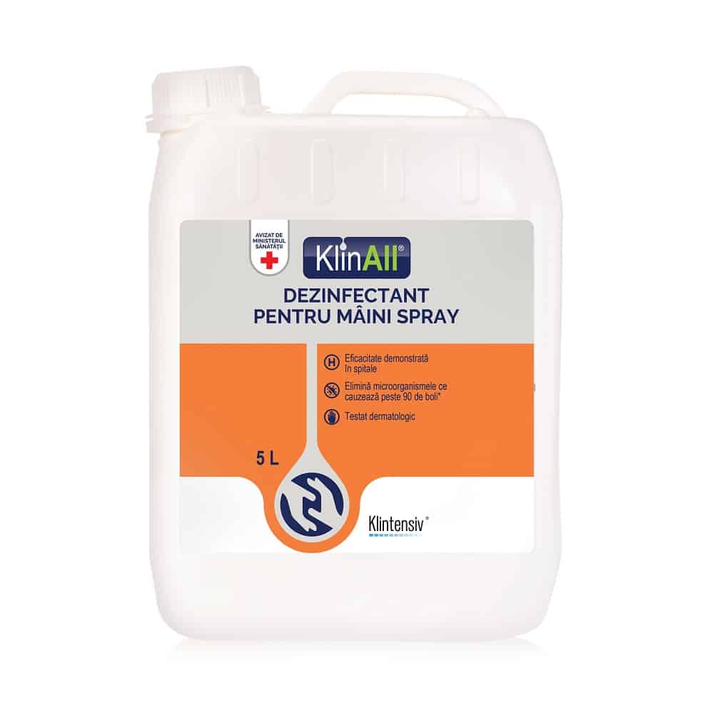 Klinall® - dezinfectant pentru maini spray, 5 litri