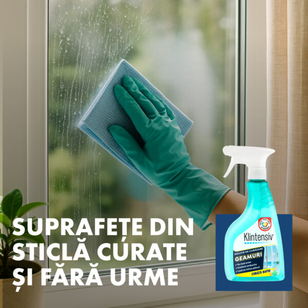 Solutie curatare geamuri, 500 ml - Image 2