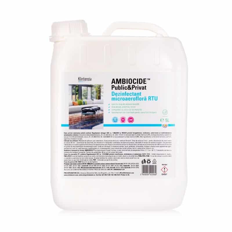 Ambiocide® p&p - dezinfectant suprafete prin nebulizare rtu, 5 litri