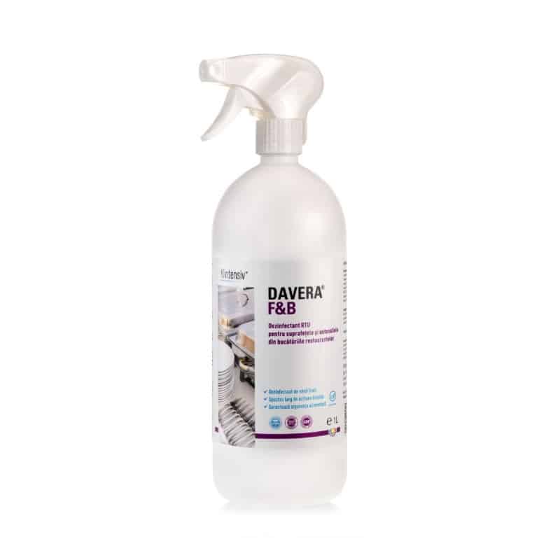 Klintensiv Davera® f&b rtu - dezinfectant gata de utilizare, 1 litru