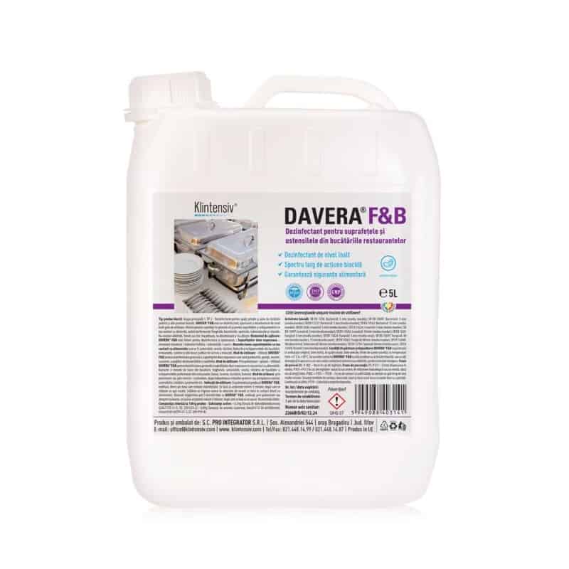 Davera® f b rtu - dezinfectant gata de utilizare, 5 litri