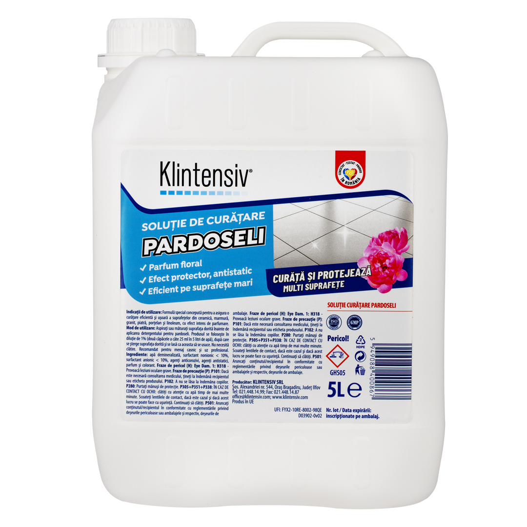 - Solutie curatare pardoseli, 5 litri