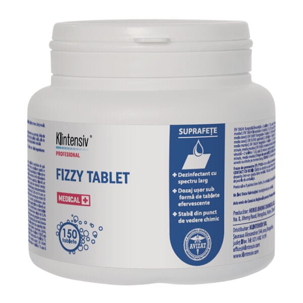 - KLINTENSIV® Fizzy Tablet - Dezinfectant clorigen, 280 tablete