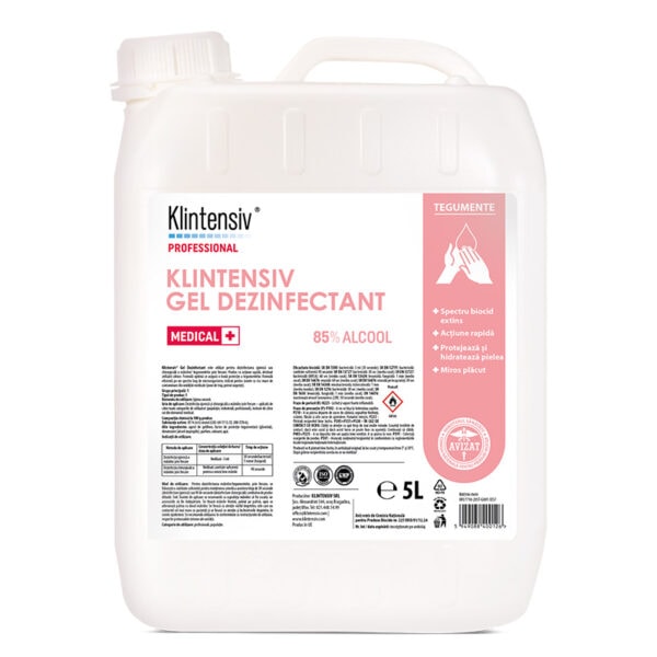gel dezinfectant - KLINTENSIV® - Gel dezinfectant maini, 1 litru