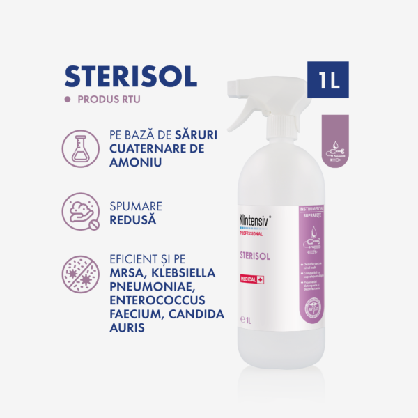 STERISOL® - Dezinfectant de nivel inalt RTU, 1 litru - Image 2