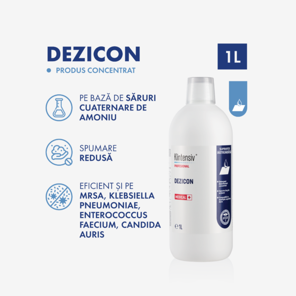 KLINTENSIV DEZICON® - Dezinfectant concentrat de nivel inalt, 1 litru - Image 2