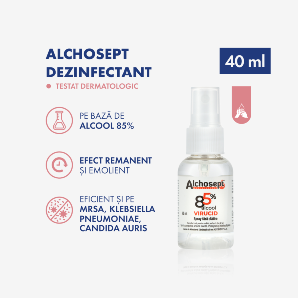 ALCHOSEPT® - Dezinfectant pentru maini si tegumente, 40 ml - Image 2