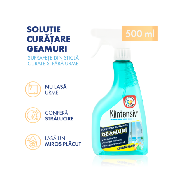 Solutie curatare geamuri, 500 ml - Image 2