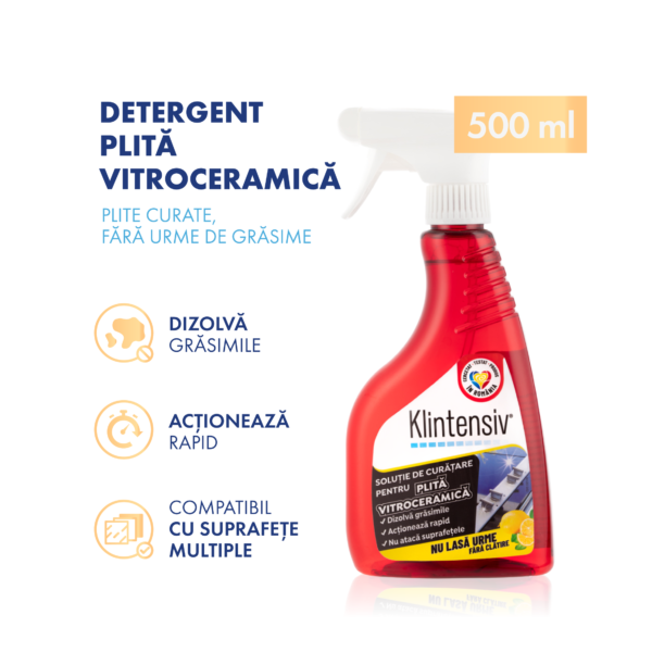 Solutie plita vitroceramica, 500 ml - Image 3