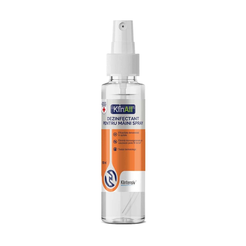 Klinall® - dezinfectant pentru maini spray, 100 ml