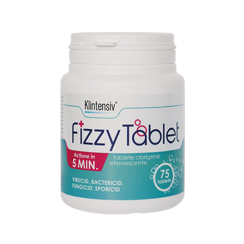 Klintensiv® fizzy tablet - dezinfectant clorigen, 75 tablete
