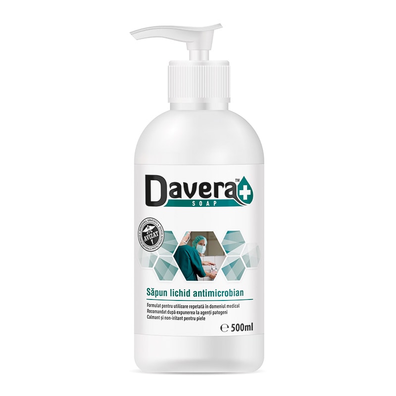 DAVERA SOAP® - Sapun lichid antimicrobian, 500 ml