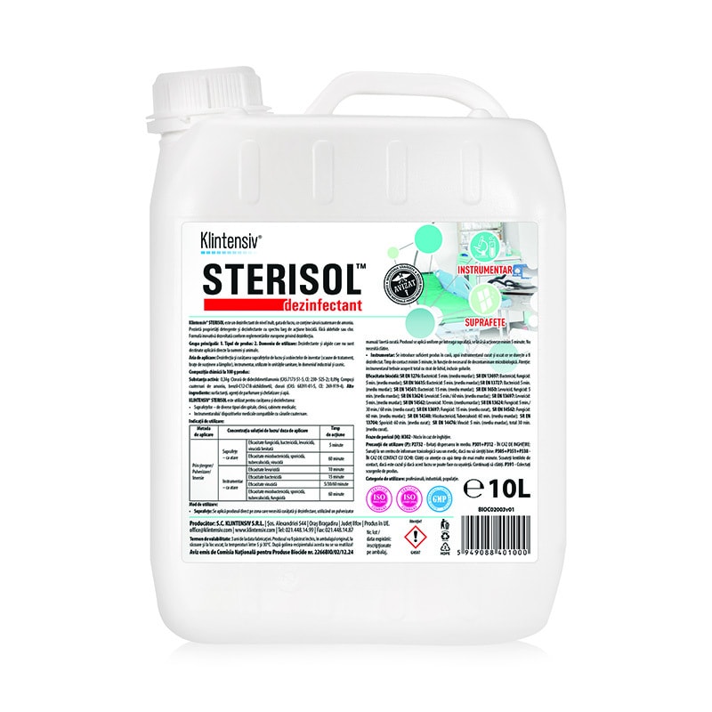 Sterisol® - dezinfectant de nivel inalt rtu, 10 litri