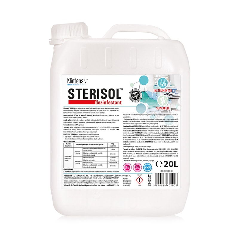 STERISOL® - Dezinfectant de nivel inalt RTU, 20 litri