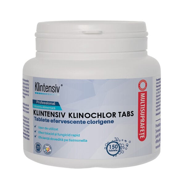 - KLINTENSIV® KlinoChlor Tabs - tablete efervescente clorigene, 150 tablete