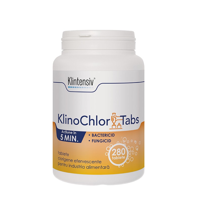 Klintensiv® klinochlor tabs - tablete efervescente clorigene, 280 tablete