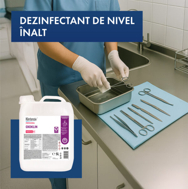 OXOKLIN Dezinfectant de nivel inalt, 5 litri - Image 2