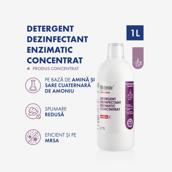 Detergent dezinfectant enzimatic concentrat 1l - Image 2