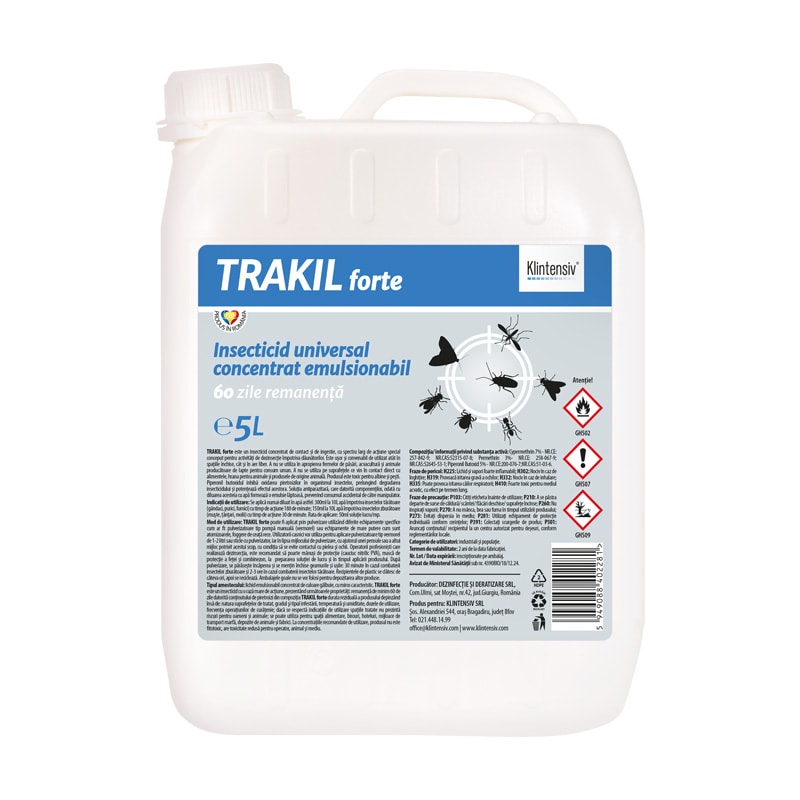 TRAKIL FORTE insecticid concentrat, 5 litri