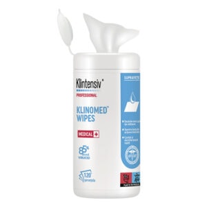 KLINOMED WIPES® Servetel dezinfectant suprafete, 85% alcool, TUB 120 bucati