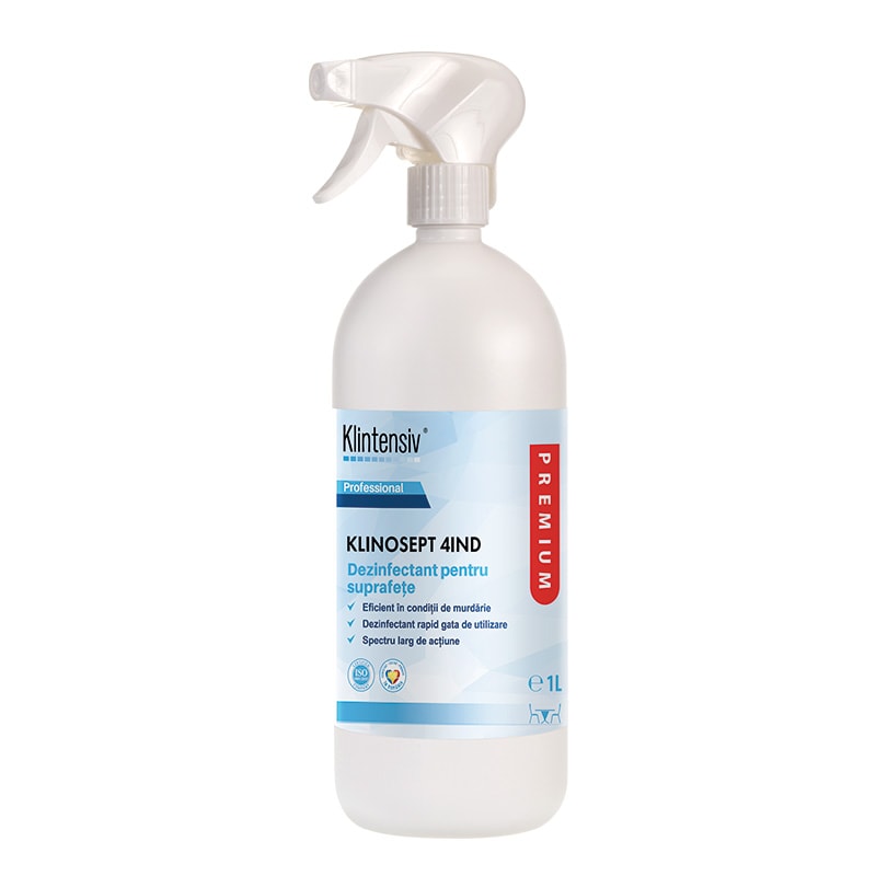 Klinosept 4IND dezinfectant PROFESIONAL pentru suprafete, 1 litru