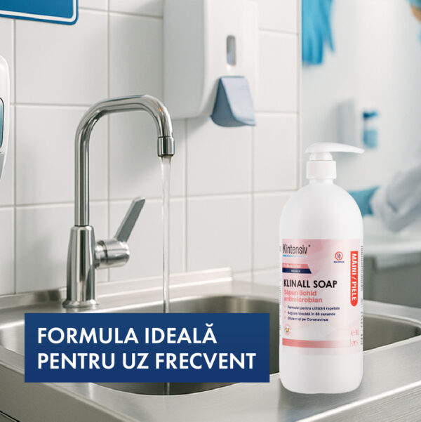 KLINALL SOAP, săpun lichid PROFESIONAL antimicrobian, 1 litru - Image 2