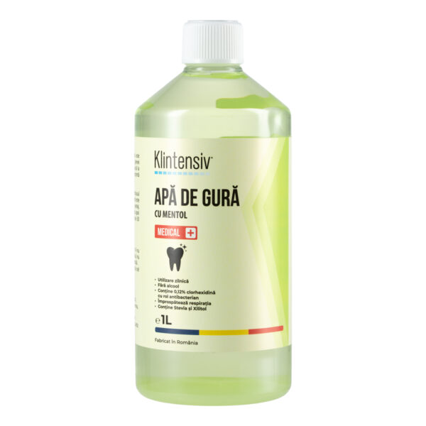 KLINTENSIV - Apă de gură mentolată cu clorhexidină, 1 L