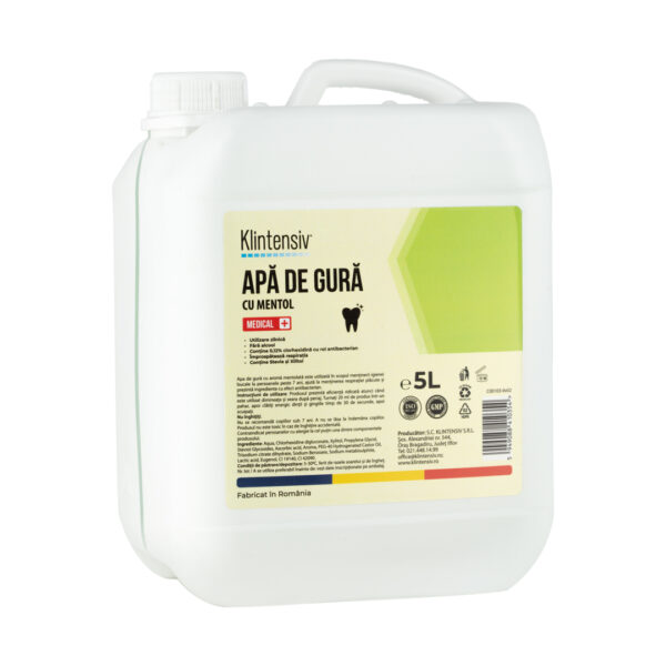 - KLINTENSIV - Apă de gură mentolată cu clorhexidină, 5L