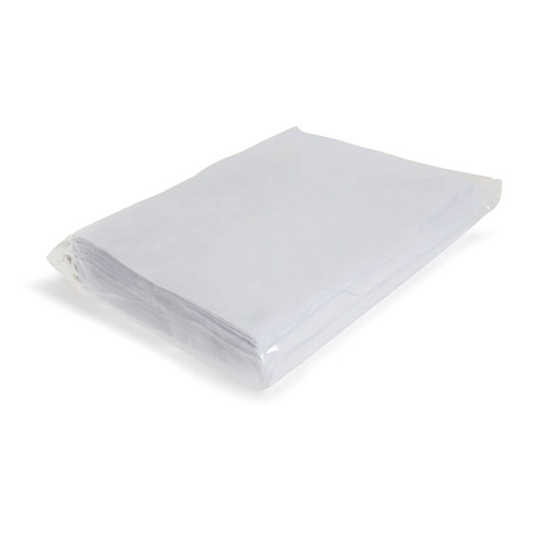 Lavete Bumbac alb pachet 100 buc 30x40 - Image 2