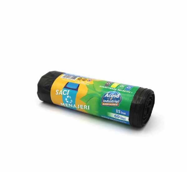- Saci negri menajeri 60 litri 260 gr