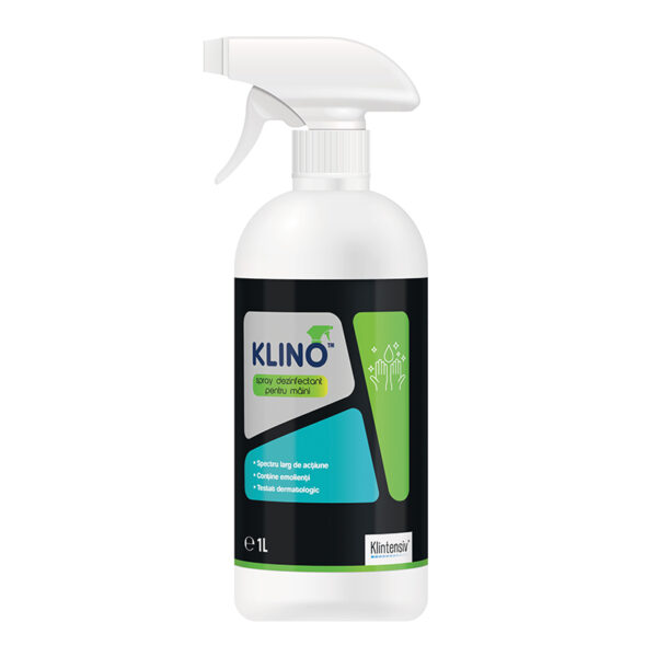 KLINO - Spray dezinfectant pentru mâini, 1 litru