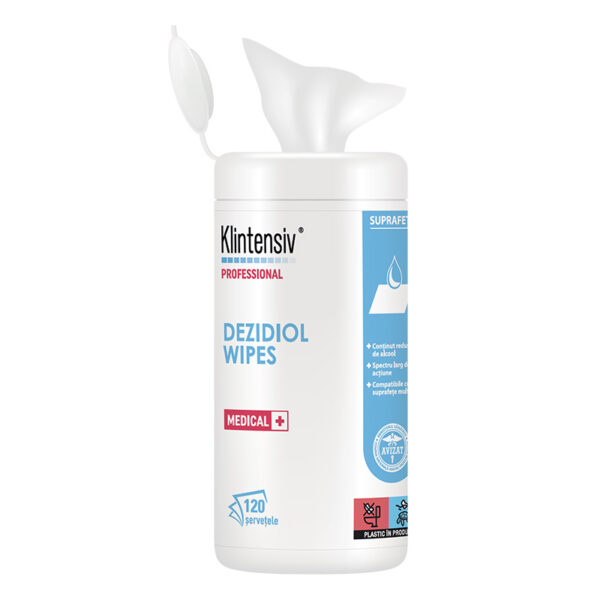 DEZIDIOL WIPES TP2 - Servetele umede dezinfectante pentru suprafete, 120 buc.