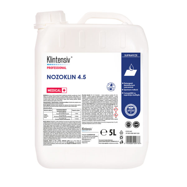 NOZOKLIN 4.5 - Dezinfectant concentrat pentru Suprafete, 5 litri